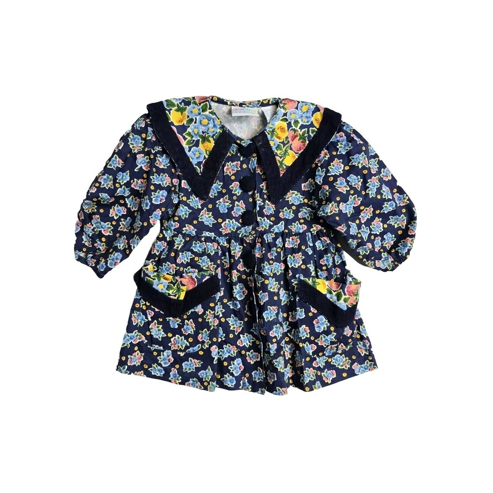 Vintage Girls Dress Miniwear Cowgirl 18 Months Floral